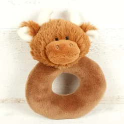 Highland Coo Rattle