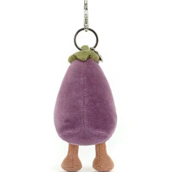 Jellycat Vivacious Aubergine Bag Charm