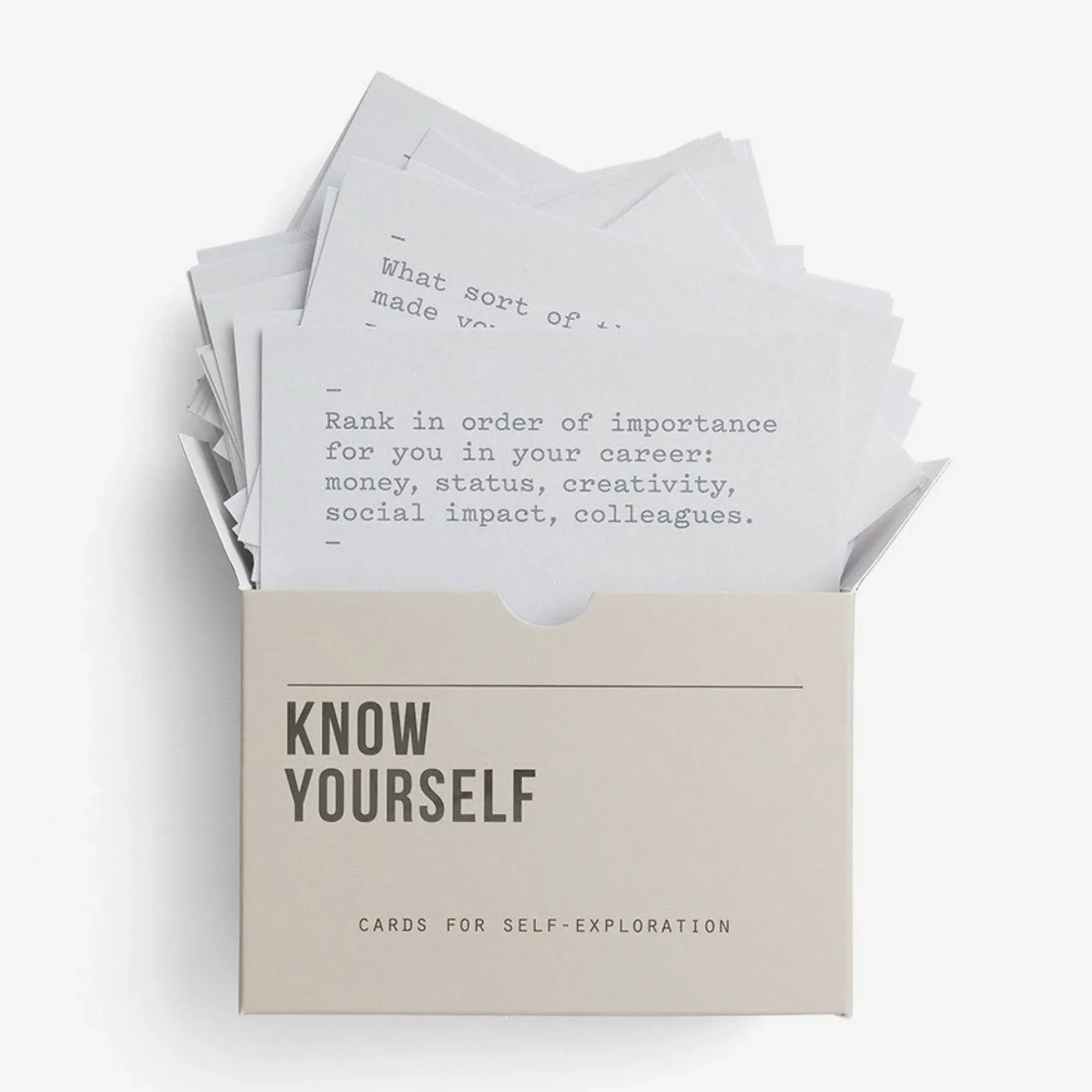 Know Yourself Prompt Cards