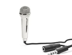 Mini Karaoke Silver Microphone